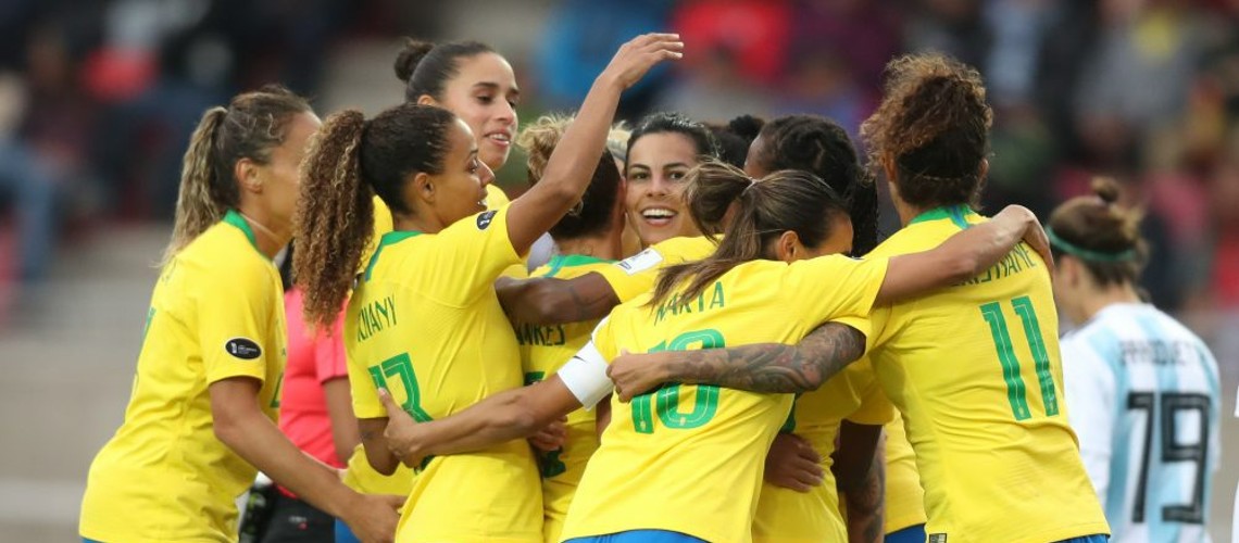 Jogadoras da Seleção Brasileira na Copa do Mundo Feminina